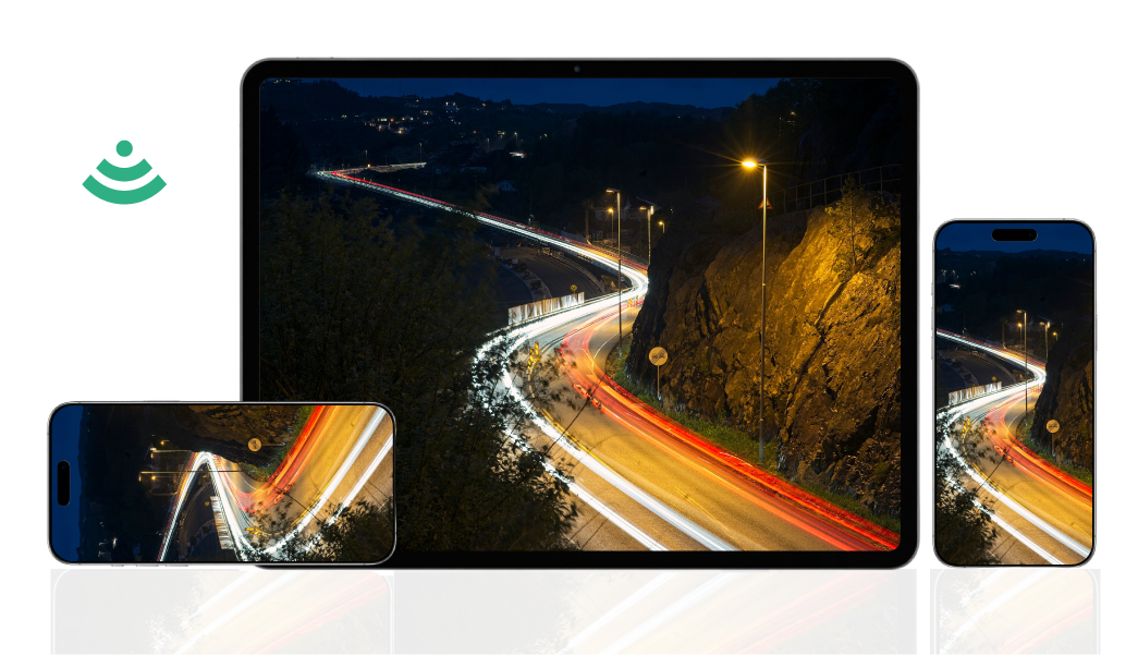Wireless monitoring on iOS and Android devices